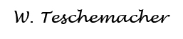 Unterschrift - T.W.Teschemacher